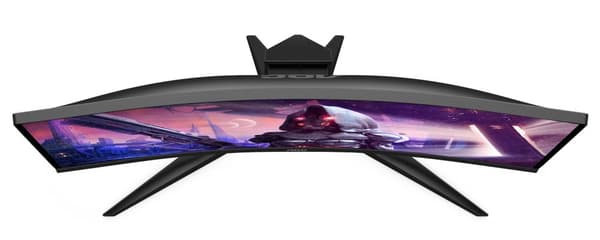 AOC C24G2AE/BK datorskärm 59,9 cm (23,6") 1920 x 1080 pixlar Full HD LED Svart, Röd