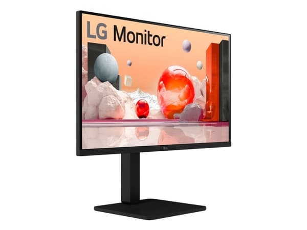 LG 27BA550-B - LED-skjerm - 27" - 1920 x 1080 Full HD (1080p) @ 100 Hz - IPS - 250 cd/m² - 1300:1 - 5 ms - HDMI, VGA, DisplayPort - høyttalere - svar