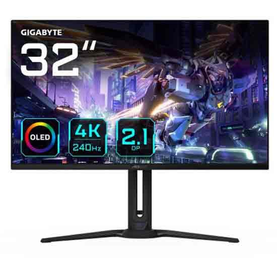 Gigabyte Fo32u2p 31´´ 4k Oled 240hz Böjd Gamingskärm Svart