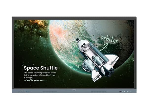 BenQ Board Essential RE8604 - 86" Diagonalklasse RE04 Series LED-bakgrunnsbelyst LCD-skjerm - utdannelse - med pekeskjerm (multiberørings) - Android