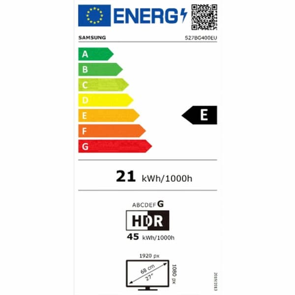 Näyttö Samsung LS27BG400EUXEN Full HD 27" 240 Hz