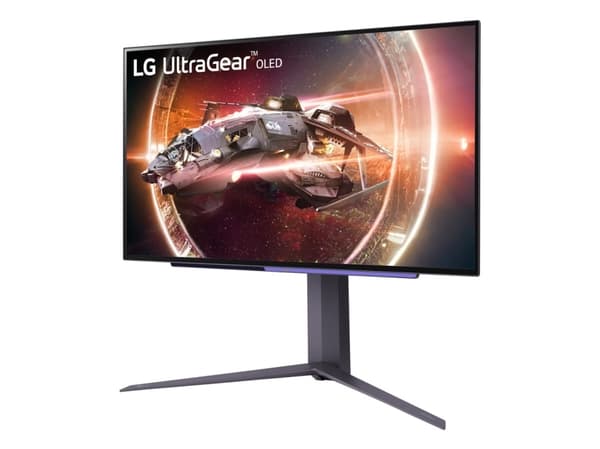 LG UltraGear 27GS95QX-B - OLED-skjerm - spill - 27" (26,5" til at se) - 2560 x 1440 QHD @ 240 Hz - 200 cd/m² - 1500000:1 - HDR10 - 0,03 ms - 2xHDMI,