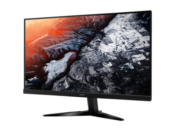 Acer Nitro KG271 M3bmiipx - KG1 Series - LED-skjerm - gaming - 27" - 1920 x 1080 Full HD (1080p) @ 180 Hz - IPS - 250 cd/m² - 1000:1 - HDR10 - 0.5 ms Sort, Rød