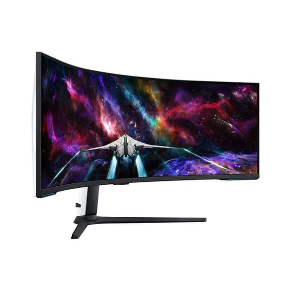 Samsung Odyssey S57CG952NU LED display 144,8 cm (57") 7680 x 2160 pixlar Svart, Vit