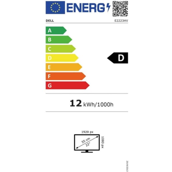 Skjerm Dell E2223HV LED Full HD 22"