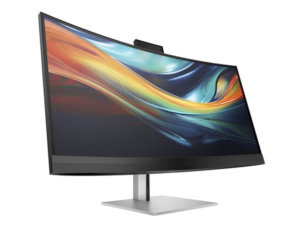 HP 740pm - Series 7 Pro - LED-skärm - böjd - 40" (39.7" visbar) - 5120 x 2160 WUHD @ 60 Hz - IPS - 300 cd/m² - 1000:1 - 5 ms - HDMI, DisplayPort, Thu