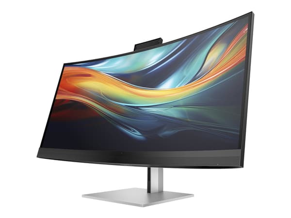 HP 740pm - Series 7 Pro - LED-skärm - böjd - 40" (39.7" visbar) - 5120 x 2160 WUHD @ 60 Hz - IPS - 300 cd/m² - 1000:1 - 5 ms - HDMI, DisplayPort, Thu