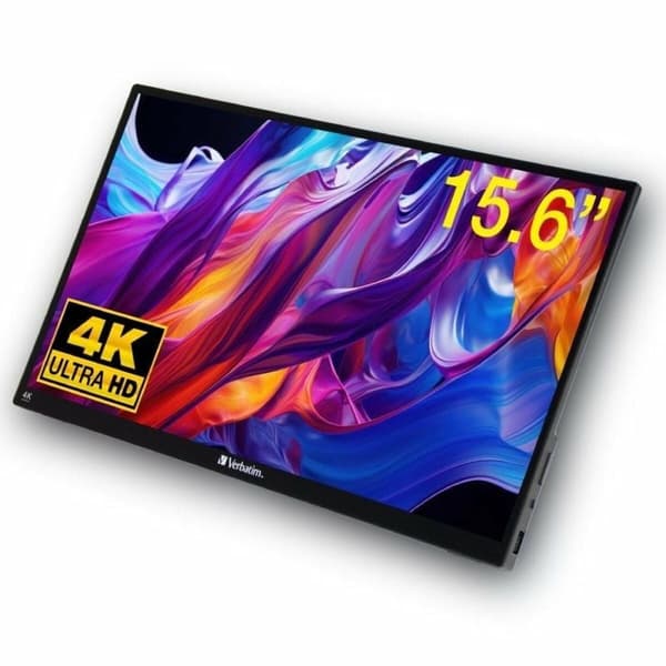 Kosketusnäyttö Verbatim PMT-15-4K 4K Ultra HD 15" musta