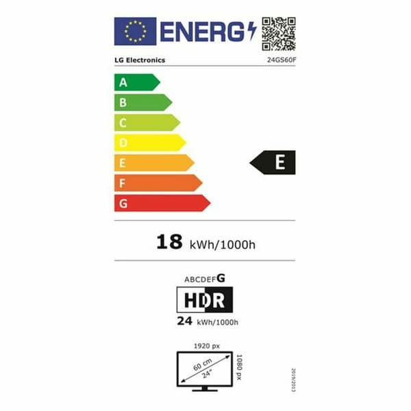 Näyttö LG 24GS60F Full HD 24" 180 Hz