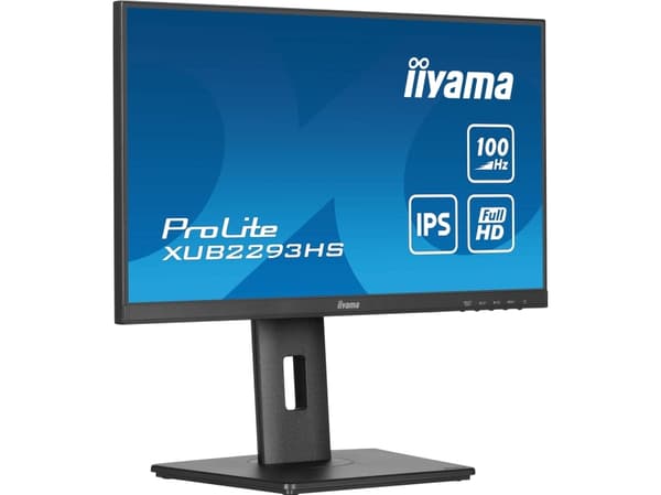 IIYAMA XUB2293HS-B6 21,5 tuuman IPS FHD LED 100Hz 300cd/m2 1ms HDMI DP Kaiuttimet
