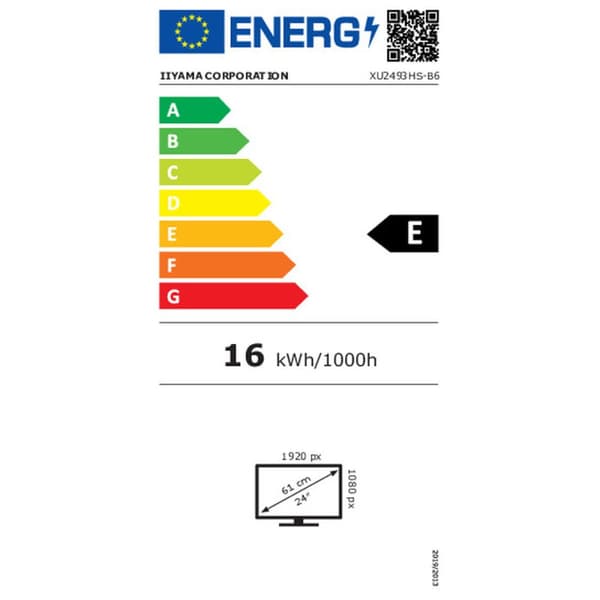 Näyttö Iiyama XU2493HS-B6 Full HD 23,8" 100 Hz
