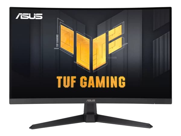 ASUS TUF Gaming VG27VQM1B - LED-skärm - spel - böjd - 27" - 1920 x 1080 Full HD (1080p) @ 280 Hz - Rapid VA - 250 cd/m² - 4000:1 - 1 ms - 2xHDMI, Dis Svart