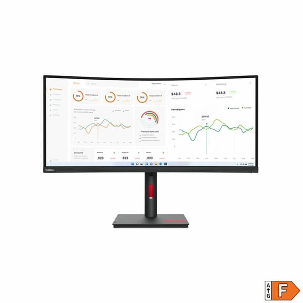 Näyttö Lenovo ThinkVision T34W-30 34" Wide Quad HD