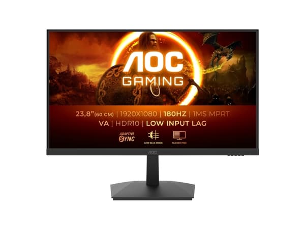 AOC G1 24G15N2, 60,5 cm (23.8"), 1920 x 1080 pixlar, Full HD, LCD, 4 ms, Svart