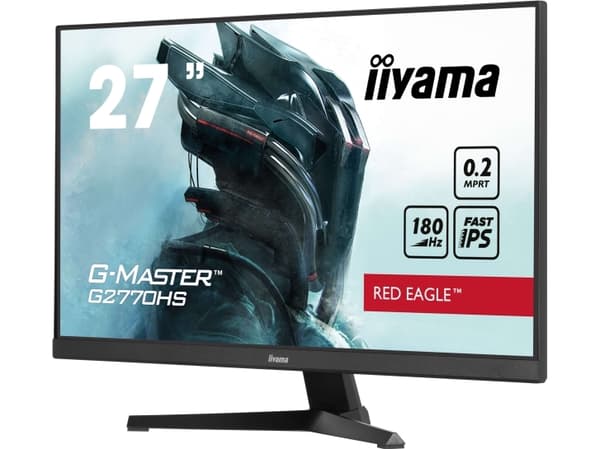 iiyama G-MASTER G2770HS-B1, 68,6 cm (27"), 1920 x 1080 piksler, Full HD, LCD, 0,2 ms, Sort