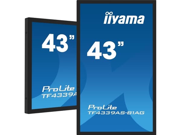 iiyama ProLite TF4339AS-B1AG - 43" Diagonalklasse (42.5" synlig) LED-bakgrunnsbelyst LCD-skjerm - intelligent skilting - med innbygd mediespiller og