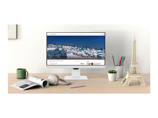 BenQ GW2486TC - LED-skjerm - 23.8" - 1920 x 1080 Full HD (1080p) @ 100 Hz - IPS - 250 cd/m² - 1300:1 - 5 ms - HDMI, DisplayPort, USB-C - høyttalere
