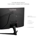 Miniatyrbillede 2 af 3: Skærm ViewSonic VX2418C 23,6" TFT LCD AMD FreeSync 165 Hz