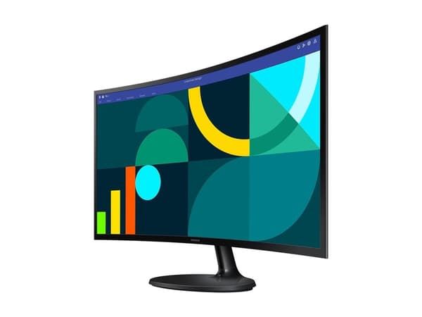 Samsung S27D360GAU - S36GD Series - LED-skärm - böjd - 27" - 1920 x 1080 Full HD (1080p) @ 100 Hz - VA - 250 cd/m² - 3000:1 - 4 ms - HDMI, VGA - svar Svart