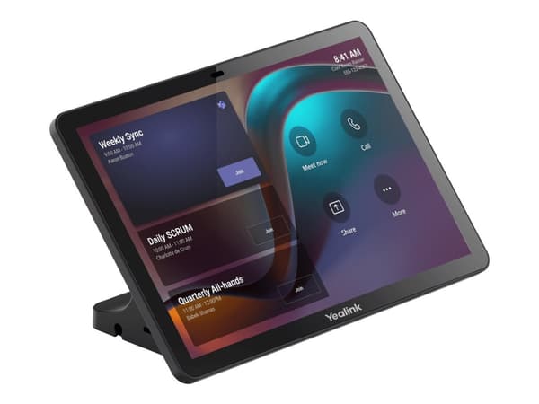 Yealink CTP25 - Touch console - trådløs, kablet - 802.11a/b/g/n/ac/ax, Bluetooth 5.0