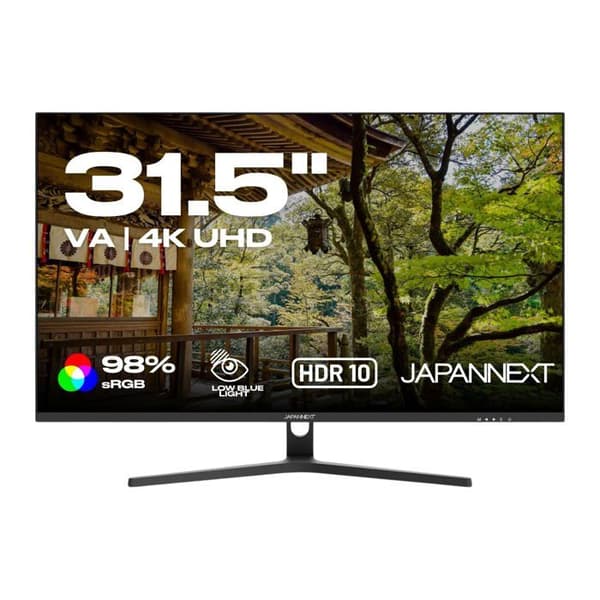 PC-skärm - JAPANNEXT - 31,5" - UHD 4K - VA-panel - 60Hz