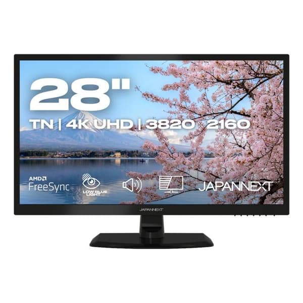 Office PC Monitor - JAPANNEXT - JN-T2822UHD - 4K UHD - 28" - 60Hz