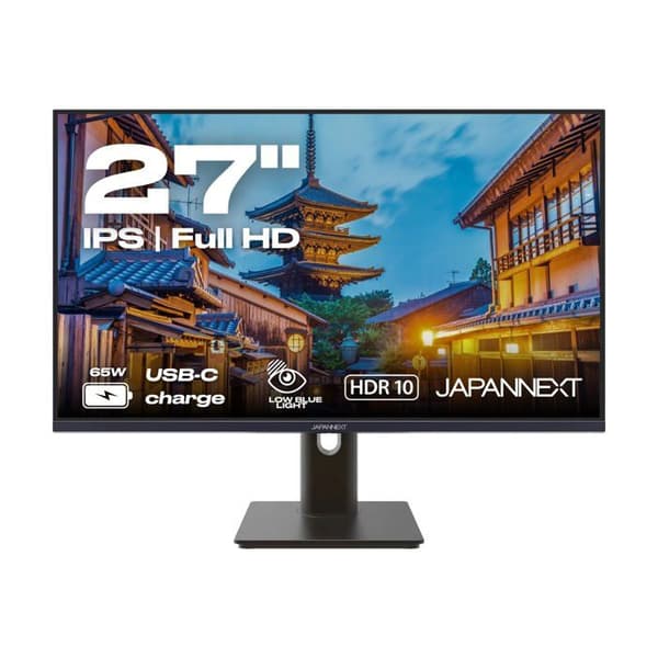 Office PC-skärm | 27" | FULL HD | USB-C (+ 65W laddning)