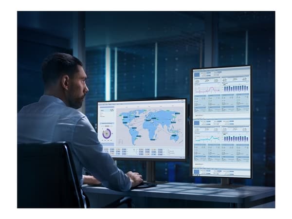 Samsung ViewFinity S8 S32D800UAU - S80UD Series - LED-skärm - USB - 32" - 3840 x 2160 UHD @ 60 Hz - VA - 350 cd/m² - 3000:1 - HDR10 - 5 ms - HDMI, Di Svart