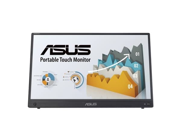 ASUS ZenScreen Touch MB16AMTR - LED-skärm - 15.6" - bärbar - pekskärm - 1920 x 1080 Full HD (1080p) @ 60 Hz - IPS - 250 cd/m² - 700:1 - 5 ms - Mini H