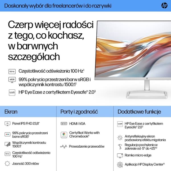 HP LED IPS MONITOR 23,8" 524sw (94C21E9)