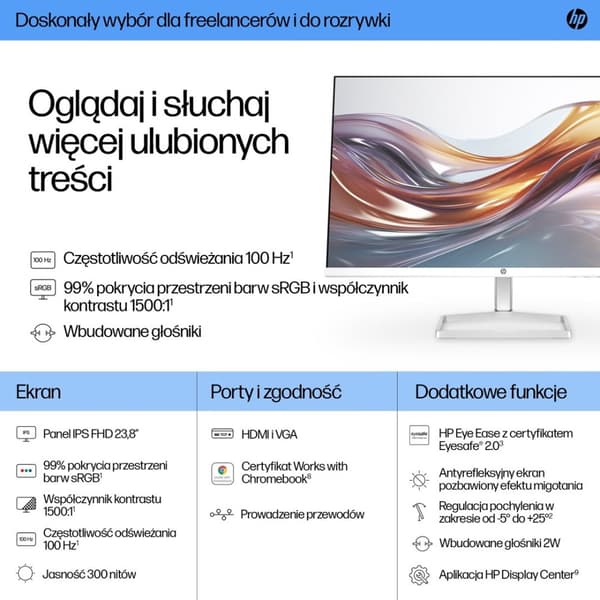 HP LED IPS MONITOR 23,8" 524sa (94C36E9)