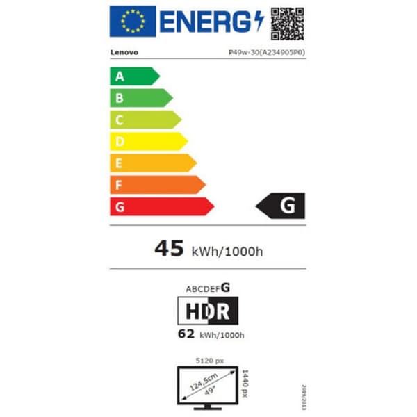 Skærm Lenovo P49W-30 60 Hz 49" LED IPS OLED