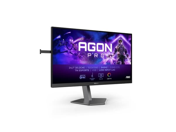 AOC AGON PRO AG246FK, 61,2 cm (24.1"), 1920 x 1080 pixlar, Full HD, LCD, 0,3 ms, Svart