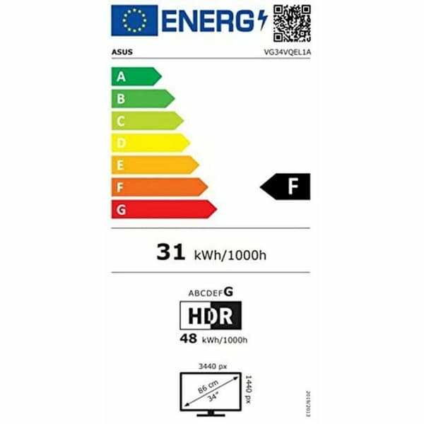 Näyttö Asus VG34VQEL1A 34" 100 Hz