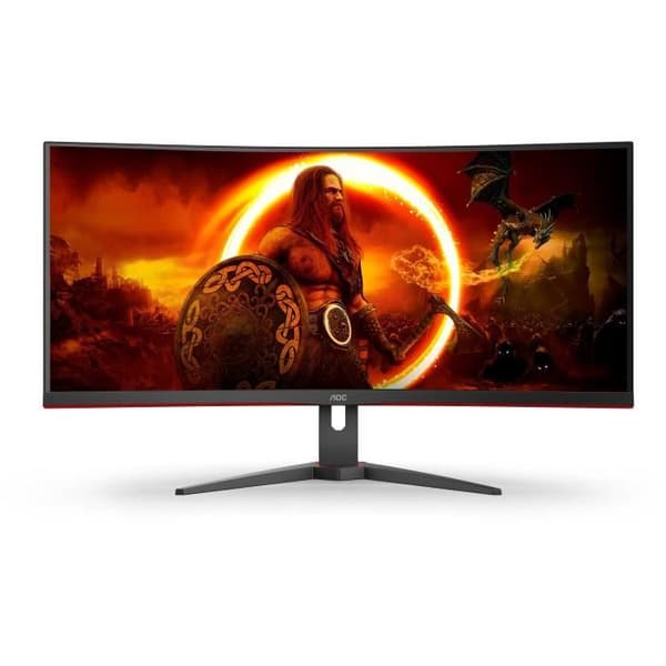 AOC CU34G2XE 34" WQHD Curved PC Monitor VA Panel 144Hz 1ms 1 HDMI 1DP Adaptive Sync Svart