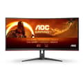 Miniatyrbild 1 av 9: AOC CU34G2XE 34" WQHD Curved PC Monitor VA Panel 144Hz 1ms 1 HDMI 1DP Adaptive Sync Svart