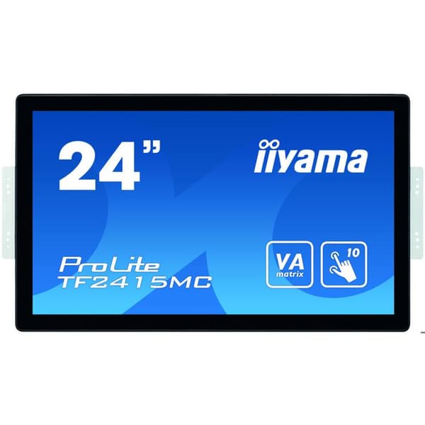 iiyama ProLite TF2415MC-B2 pekskärmsskärm 60,5 cm (23,8") 1920 x 1080 pixlar Svart Multi-touch Multi-user