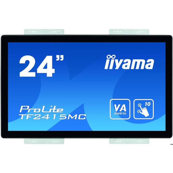 iiyama ProLite TF2415MC-B2 pekskärmsskärm 60,5 cm (23,8") 1920 x 1080 pixlar Svart Multi-touch Multi-user