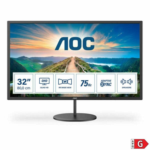 Skærm AOC Q32V4 32" 2K LCD IPS 75 Hz