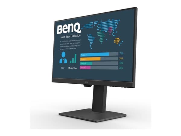 BenQ BL2786TC - LED-skjerm - 27" - 1920 x 1080 Full HD (1080p) @ 100 Hz - IPS - 250 cd/m² - 1300:1 - 5 ms - HDMI, DisplayPort, USB-C - høyttalere Sort