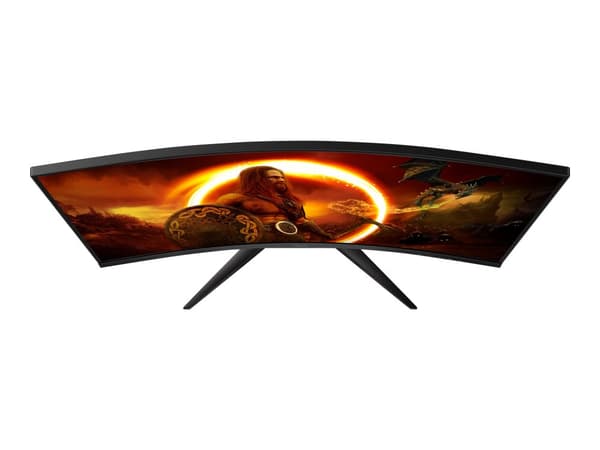 AOC Gaming C32G2ZE/BK – 32-tums Kurvad Gaming Skärm – Full HD (240Hz)
