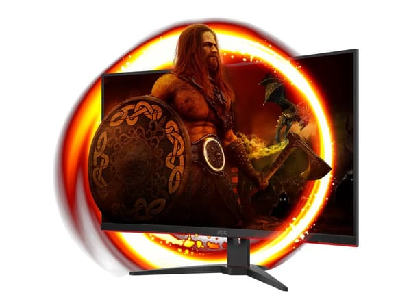 AOC Gaming C32G2ZE/BK – 32-tums Kurvad Gaming Skärm – Full HD (240Hz)