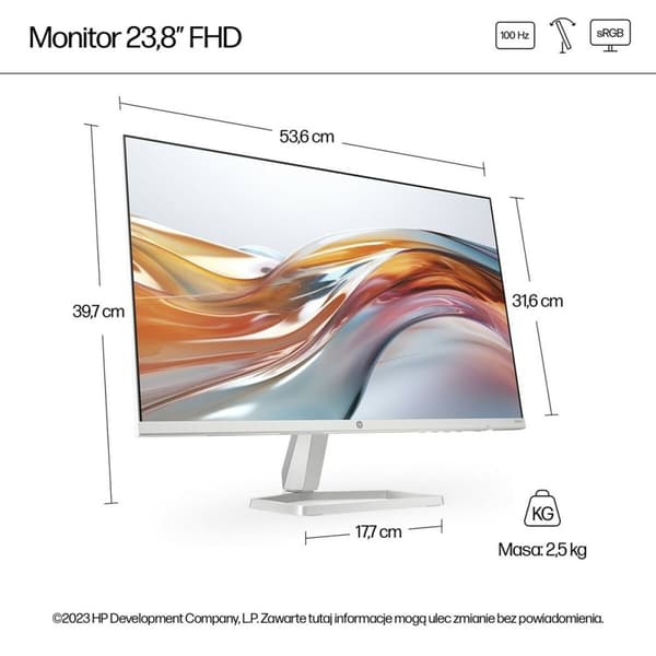 Skærm HP 94C21E9#ABB Full HD 23,8" 100 Hz 50 - 60 Hz