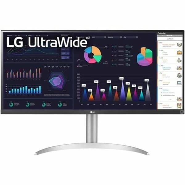 Skærm LG 34WQ650-W 4K Ultra HD 34" 100 Hz 144 Hz Sølv, Hvid
