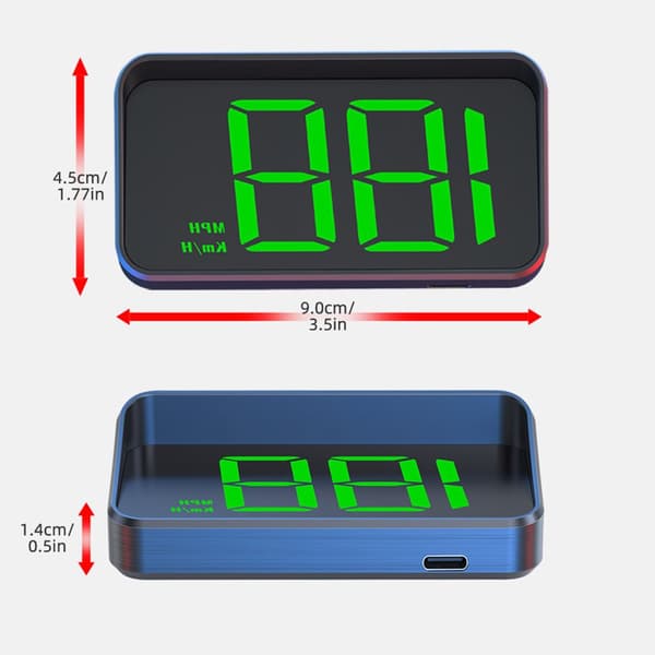 INF M2-KM/H Head-Up Display til biler