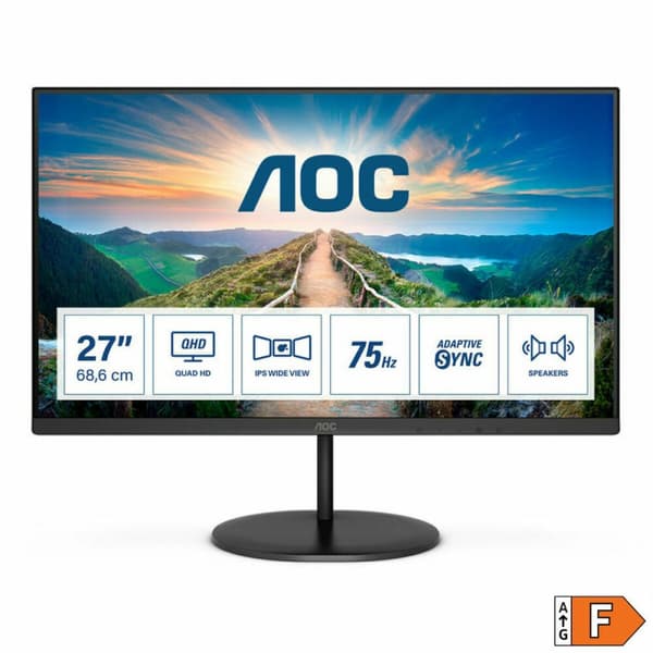 Näyttö AOC Q27V4EA 27" 2K 75 Hz