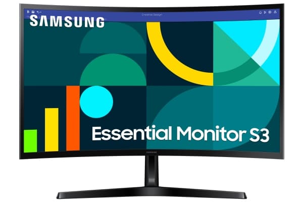 Samsung S27D366GAU - S36GD Series - LED-skärm - böjd - 27" - 1920 x 1080 Full HD (1080p) @ 100 Hz - VA - 250 cd/m² - 3000:1 - 4 ms - HDMI, VGA - svar