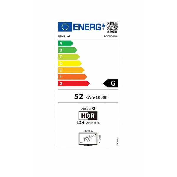 Samsung M7 S43dm702uu 43´´ 4k Va Led Skærm