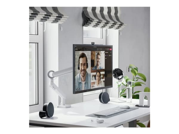 ALOGIC 32C4KPDWT, 81.3 cm (32"), 3840 x 2160 pixels, 4K Ultra HD, LED, Black, Silver