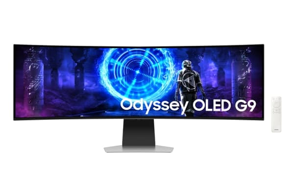 Samsung S49DG950SU, 124.5 cm (49"), 5120 x 1440 pixels, Dual QHD, OLED, 0.03 ms, Silver